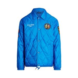 400$ polo jacket with expedition wildlife patches